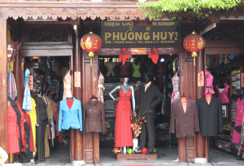 A Tailor-made shop in Hoi An